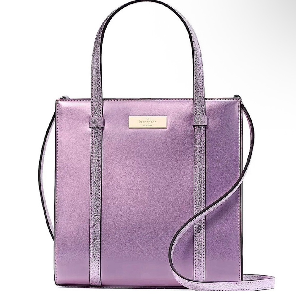 Kate Spade Purple Kenzie Small Tote Crossbody